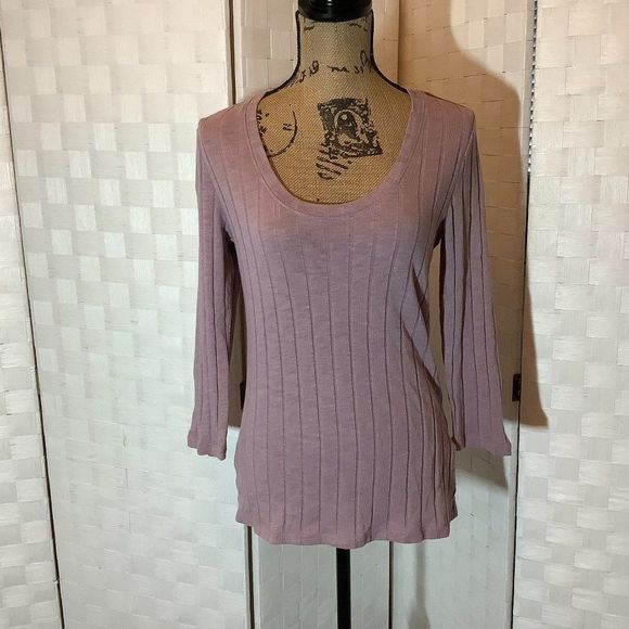 NWT Sanctuary lavender ribbed top size XL - Picture 1 of 7